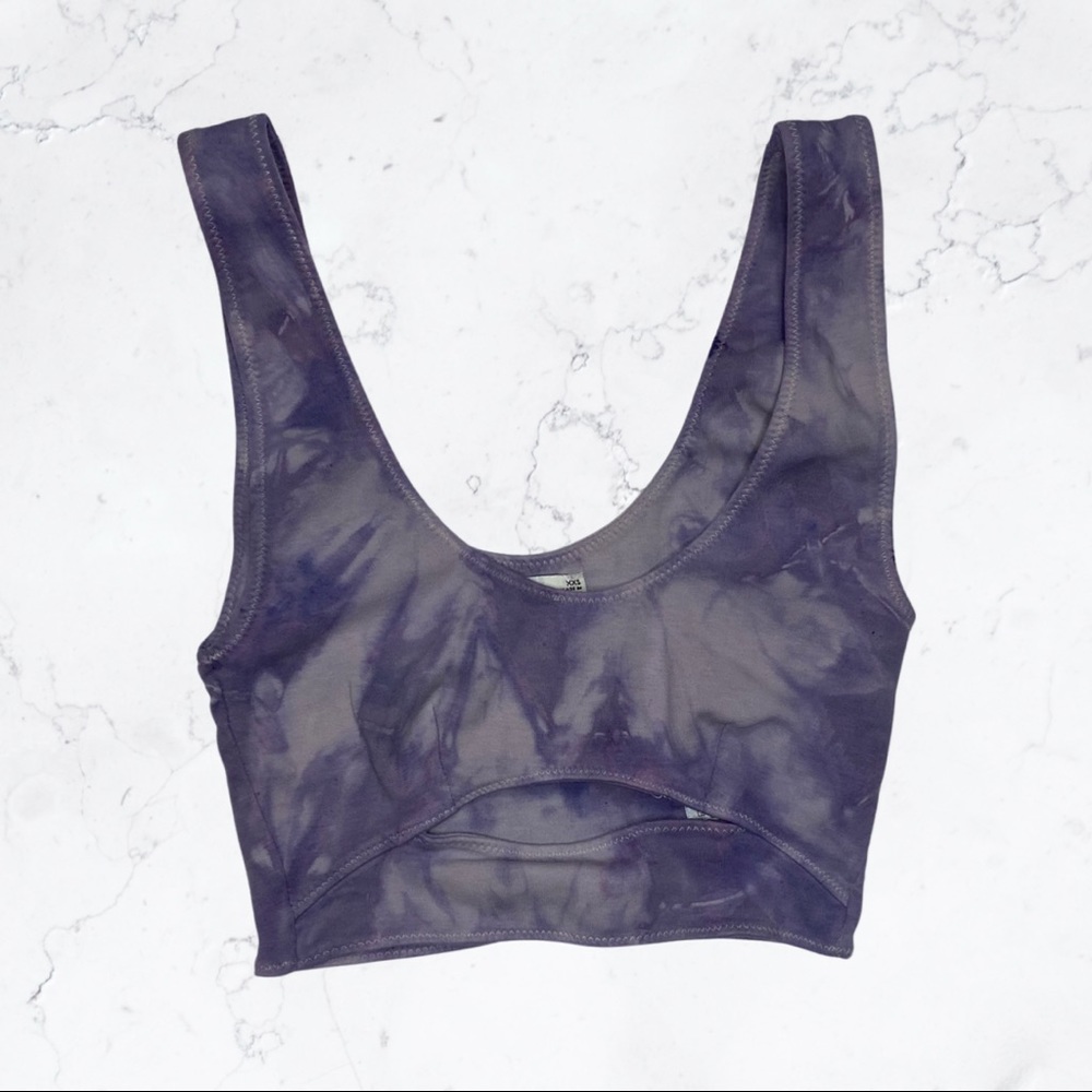 Wilfred Free Shannon Bra Top Tie Dye Crop